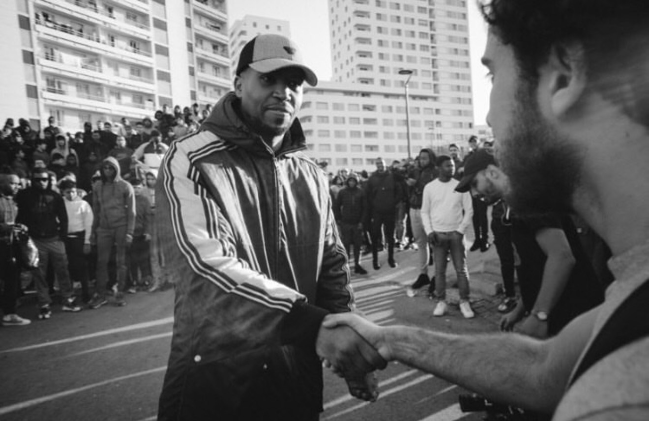 On set with Rohff, Cité Félix Pyat, Marseille
