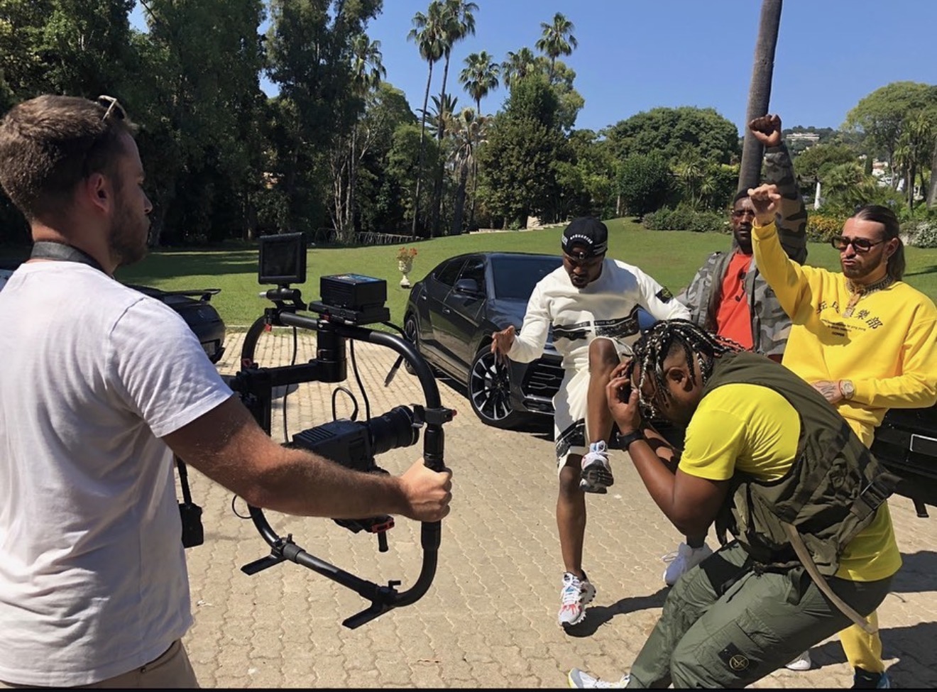 Filming SCH with the RED camera and Lamborghini Urus
