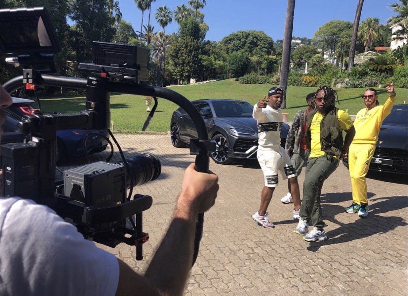 POV from the RED camera filming SCH